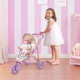 thumbnail image 2 of Teamson Kids Poussette de Jogging pour Poupées 16 Pouces Buggy Pliable Couleur Irisée, 2 of 10