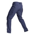 thumbnail image 4 of Mens Travel Pants Quick Dry Lightweight Water Resistant Cargo Pants Stretchy Straight Leg Travel Trousers, 4 of 6
