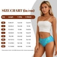 thumbnail image 2 of Womens Underwear - No Show Seamless Underwear for Women, Sequins texture blue fish scale Soft Stretch Women's Panties, Hipster Ladies Panties Breathable Bikini Underwear Briefs, 2 of 5