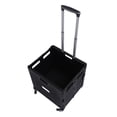 thumbnail image 1 of Chariot Utilitaire Pliable, Chariots Roulants Pliables avec Couvercle, Poignée Télescopique et 4 Roues Pivotantes Chariot à Main Portatif pour Caisse Roulante Porte-Outils pour Magasinage Rangement Bureau, 1 of 8