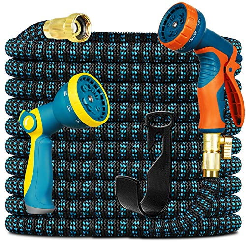 Knoikos Expandable Garden Hose 100ft Expanding Water Hose with 10