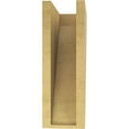 thumbnail image 4 of 5"W x 10"D x 15"H Classic Concord Rough Cedar Woodgrain TimberThane Corbel, Primed Tan, 4 of 6