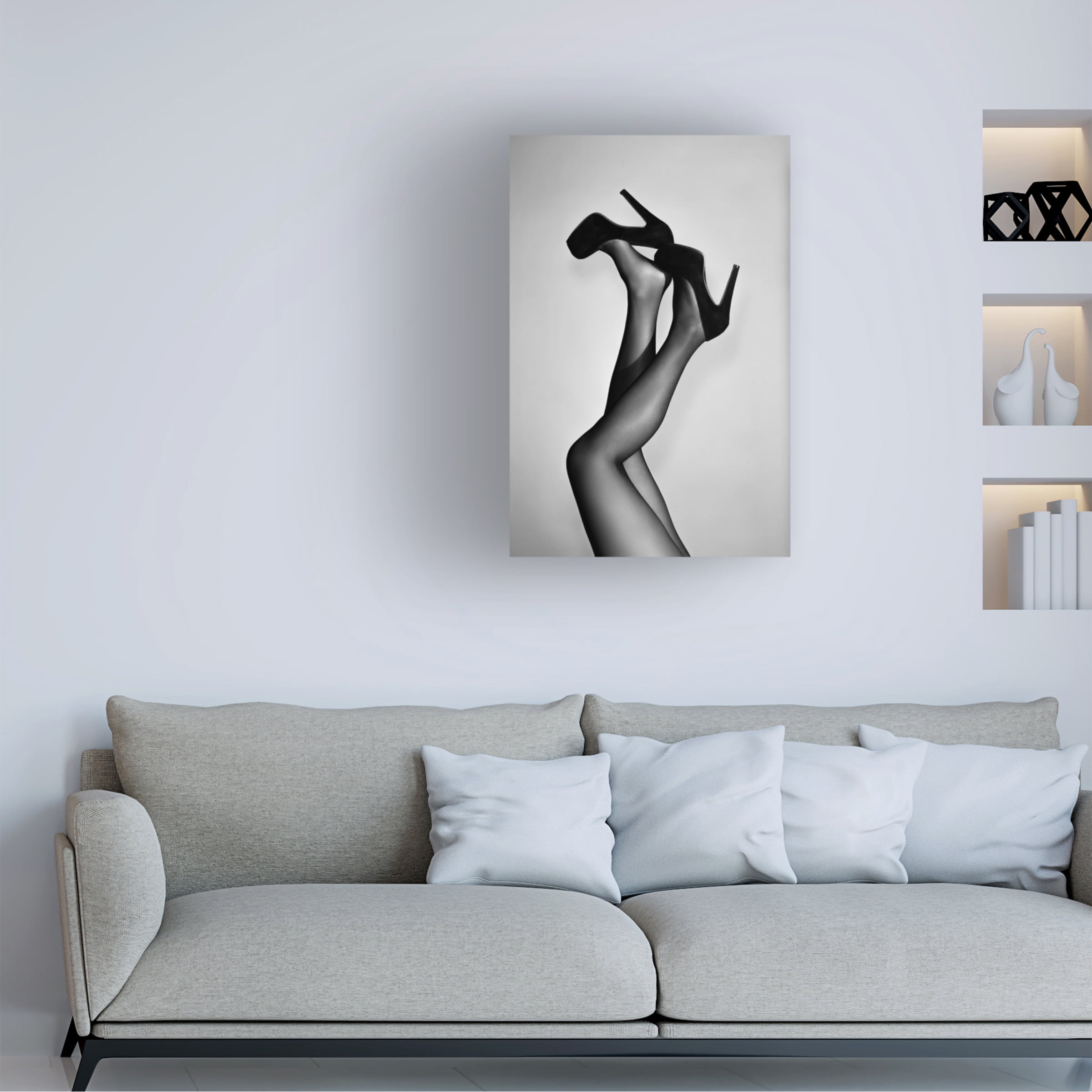 1x Studio III 'Velvet Pumps' Canvas Art