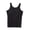 Black, variant on Qiopertar Women's Camisole Tops with Built-in Bra Solid Color V-Neck Sleeveless Casual Comfy Summer Spring Beach Vacation Pullover Tank Tops, Yellow M
