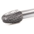 thumbnail image 4 of SE-3 Oval/Egg Shape - Premium Double Cut Tungsten Carbide Burr 1/4" Shank, 4 of 5
