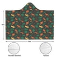 thumbnail image 3 of Wearable Blanket,Colorful Camouflage Dinosaurs Pattern Hooded Wearable Flannel Blanket for Adults & Teens,Winter Poncho Shawl Wrap Cape Cozy Anti-Pill,60"x80", 3 of 5
