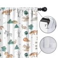 thumbnail image 4 of Blackout Kids Curtains,White Christmas Forest Animal Pattern Childrens Insulated Curtains Set Of 2,Bedroom Essentials,Toddler Room Decor 42"x54", 4 of 5