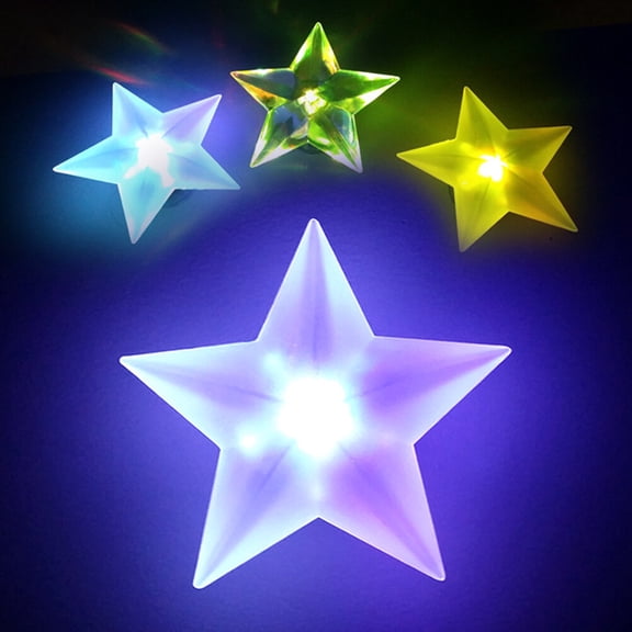 GETAJGHSD 10Pcs White LED Star Shaped Lights Battery Operated Soft Glow Decorative Lamp