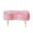 Pink, variant on Impressions Vanity Hello Kitty Bow Storage Ottoman Bench, Pink Velvet with Gold Metal Legs