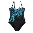 thumbnail image 2 of Swimming Suit Women,AXXD Print Strap Sexy Elegant Plus Size Swimdresses Swimsuits For For New Trends Green 10, 2 of 3