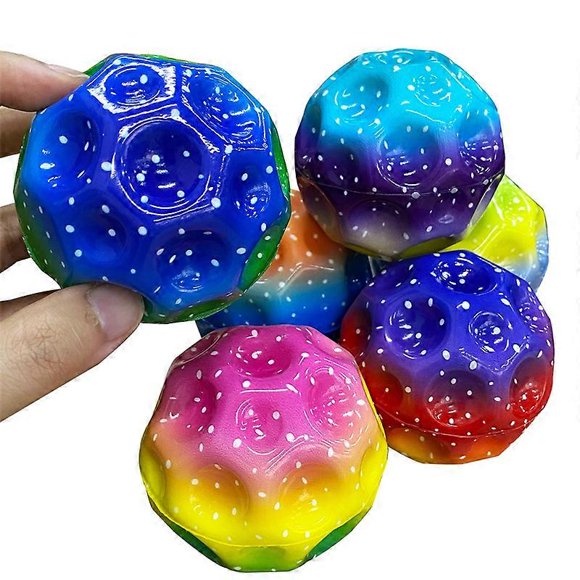 6Pcs Astro Jump Balls Galaxy Ball for Fun Coordination and Grip