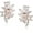 Rose Gold-Style2, variant on Cluster Bridal Wedding Earrings for Brides Bridesmaid, Marquise Cubic Zirconia Rhinestone Stud Earrings for Women, Prom
