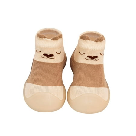 

WZHKSN Baby Girls Infant Brown For Unisex Newborn Shoes 27