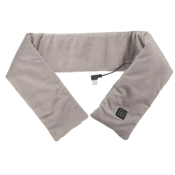 FONDOTIN Body Warmers for Cold Weather Heated Scarf Grey Cotton 1Pcs for Winter