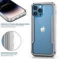 thumbnail image 5 of Allytechgroup Clear Case for iPhone 15 Pro, Slim Lightweight Hard PC Anti Yellowing Support Wireless Charging Shockproof Magnetic Back Cover for iPhone 15 Pro Women Men, Gray, 5 of 8