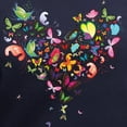 thumbnail image 3 of CafePress - Heart Of Butterflies T Shirt - Women's V-Neck Dark T-Shirt, 3 of 4