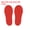 Red 6x2", variant on Unique Bargains Durable Footprint Sticker Shoes Floor Decal Sign Dark Gray 8x3"