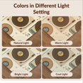 thumbnail image 7 of Design&I 8'x10' Washable Area Rug Snag-Free Record Vintage Vinyl Turntable Spinning Disc Cream Tone Music for Dining Room, Large Office, Lounge, 7 of 7