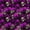 Hot Purple, variant on Homewish Halloween Goth Skull 7-Piece Twin Bedding,Victorian Romantic Flowers Bedding Comforter Set,Black White,Black Reversible