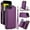 Darkpurple, variant on Wallet Case for Apple iPhone 7 / 8 / SE 3rd 2nd Gen 2022 & 2020, Crossbody Shoulder Strap & Hand Wrist Cards Holder Zipper Pocket Stand Feature Full Protective Shockpoof Case for Women,Lightpurple