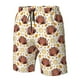 thumbnail image 4 of Fotbe Fall Turkey Trajes de Baño Estampados para Hombre, Shorts de Verano de Secado Rápido, Ropa de Playa, Bañadores-XX-Large, 4 of 6