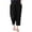 C-Black62, variant on Womens Boho Pants Casual Summer Tapered Harem Pants Elastic Waist Loose Fit Ankle Length Beach Trousers