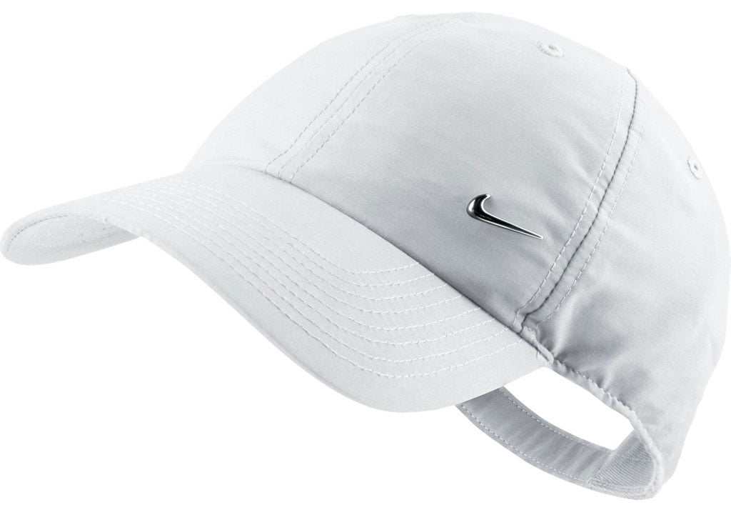 Rimpels gebaar Moedig aan Nike Metal Swoosh Unisex Adult Baseball Cap nk340225 Hat One Size nk340225  (White/Black) - Walmart.com