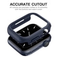 thumbnail image 4 of Recoppa Compatible for Apple Watch Case 45mm Series 7, Shockproof Ultra-Thin Hard PC Bumper Case All-Around Edge Protective Cover Frame[NO Screen Protector] for iWatch Accessories, Blue, 4 of 7
