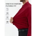 thumbnail image 2 of sogami Men's Stretch Dress Shirt Wrinkle Free Button Down Shirt Business Casual, 2 of 7