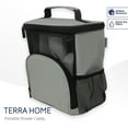 thumbnail image 5 of TERRA HOME Bathroom Caddy Hanging Toiletry Bag –Dorm Room Essential (Grey), 5 of 6