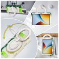 thumbnail image 4 of FJLBDE Case for Xiaomi Redmi Pad 2/Pad 2 SE 9.7 Inch with 360 Kickstand, Shoulder Strap Carrying Protective Cover, Multicolor Green, 4 of 6