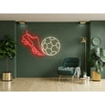 thumbnail image 3 of Glowneon Football Shoes Neon Sign, Decor, 3 of 4