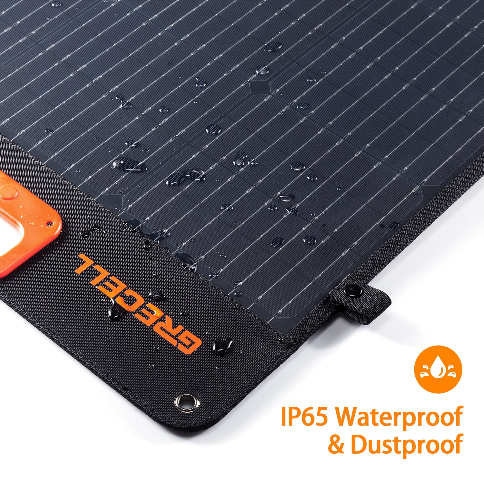200W Portable Solar Panel for Power Station Foldable Solar Charger IP65 Waterproof Solar Panel Kit for Outdoor RV Camping Blackout