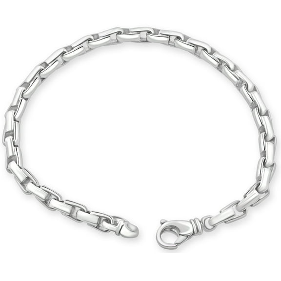 Pompeii Men's 14k Gold (26gram) or Platinum (42gram) 5mm Link Bracelet 9" (,)