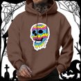 thumbnail image 2 of Sweatshirts for Men Mend Hoodies Men's Sweat Shirt Men Long Sweatshirt Snowboard Hoodie Heavy Blend Hoodie Men's Halloween Hooded Sweatshirt Brown M, 2 of 4