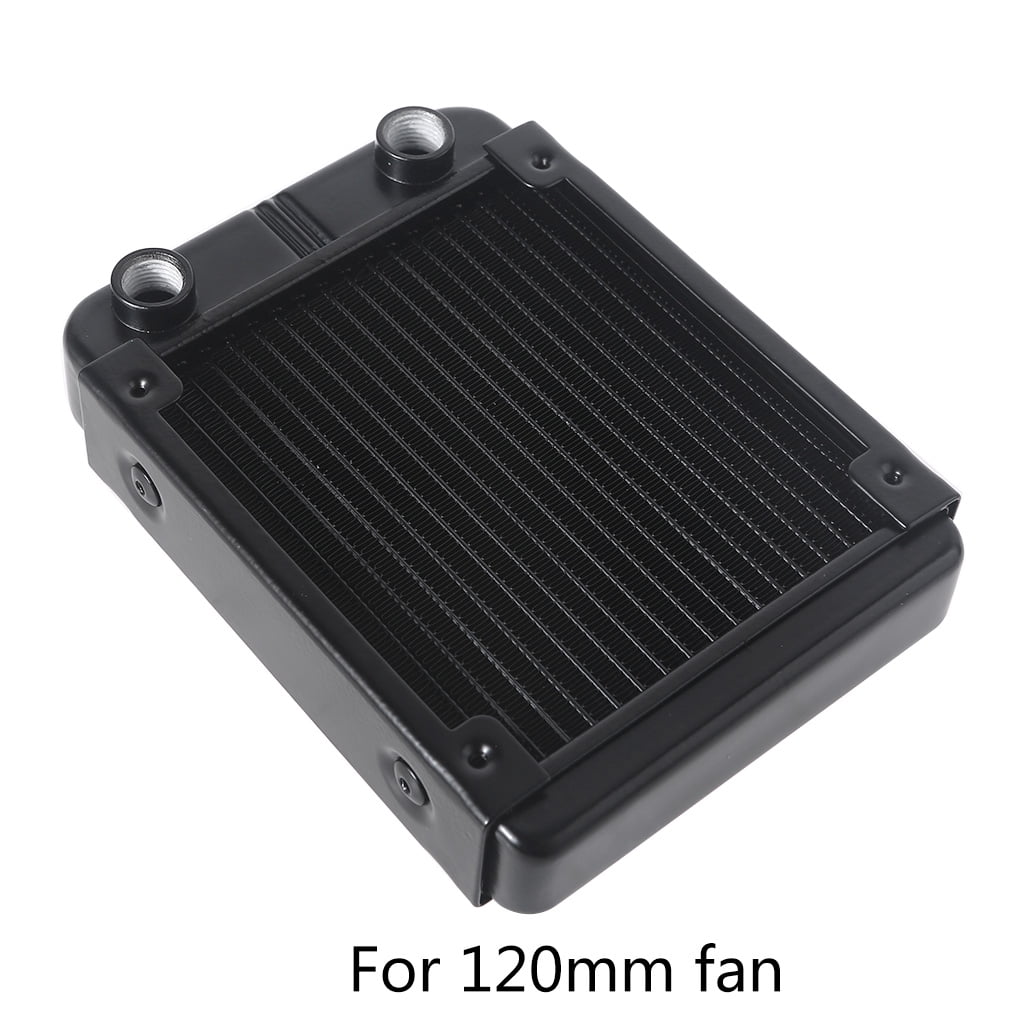 Aluminum Water Cooling Radiator 18 Tubes Heat Exchanger CPU Heatsink Cooler Fast Heat Dissipation for Computer
