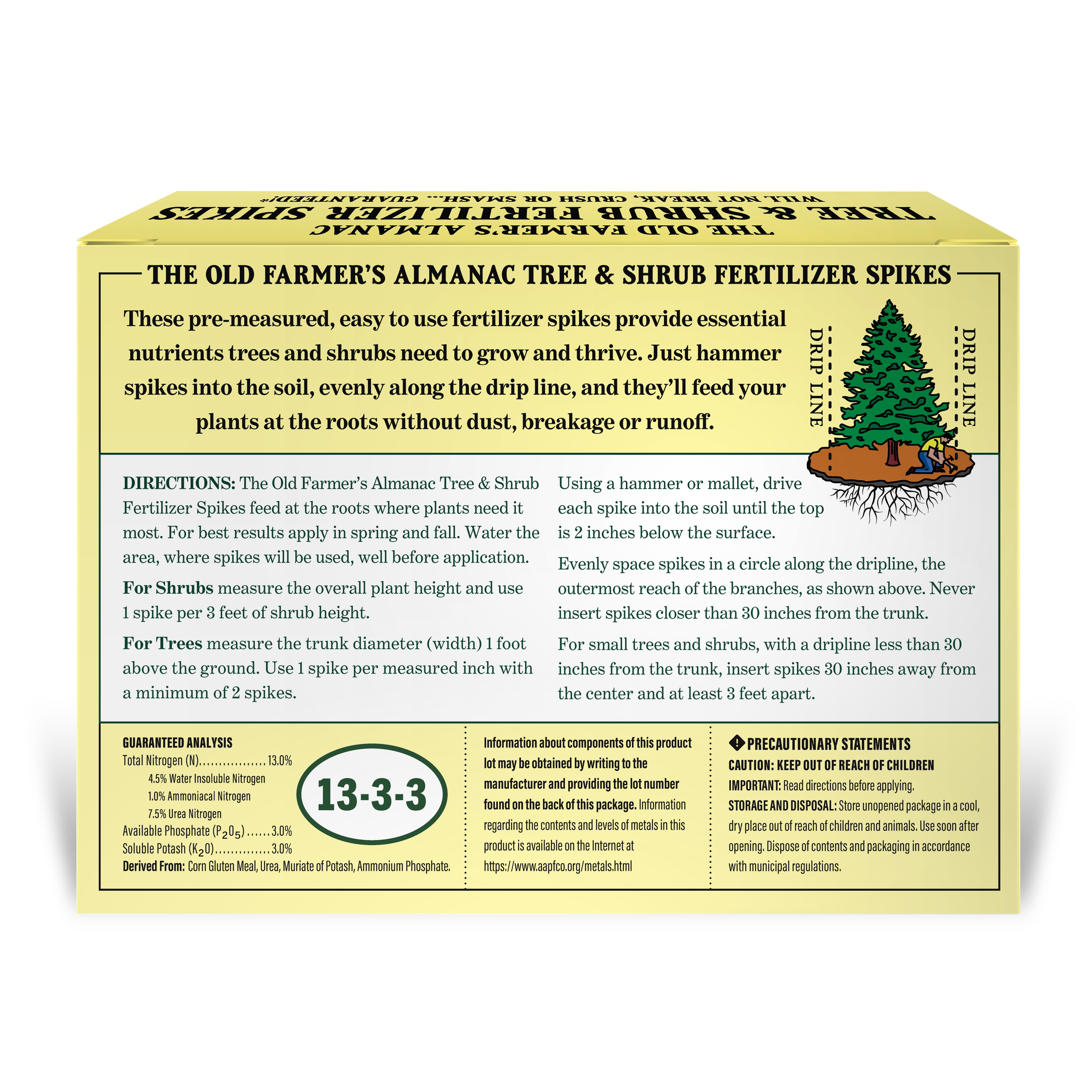 The Old Farmer's Almanac Tree & Shrub Fertilizer Spikes (24 Pack)
