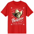 thumbnail image 4 of A Christmas Story You'll Shoot Your Eye Out Kid Unisex Red T-shirt-Large, 4 of 7