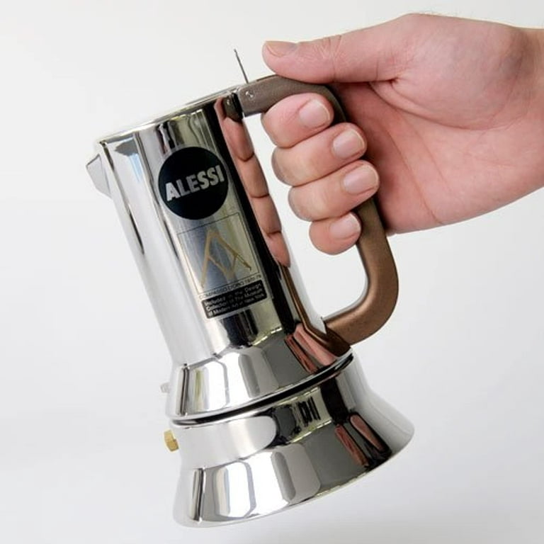 Alessi Espresso Coffee Maker In Silver