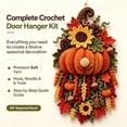 thumbnail image 6 of DIY Seasonal 3D Crochet Door Hanger Kit, Festive Wall Decor Craft Set for Adults – Fall, Christmas, Halloween & More, 6 of 9