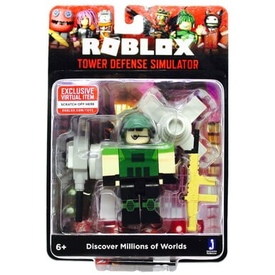 Roblox Action Collection Tower Defense Simulator & Two Mystery Figure Bundle