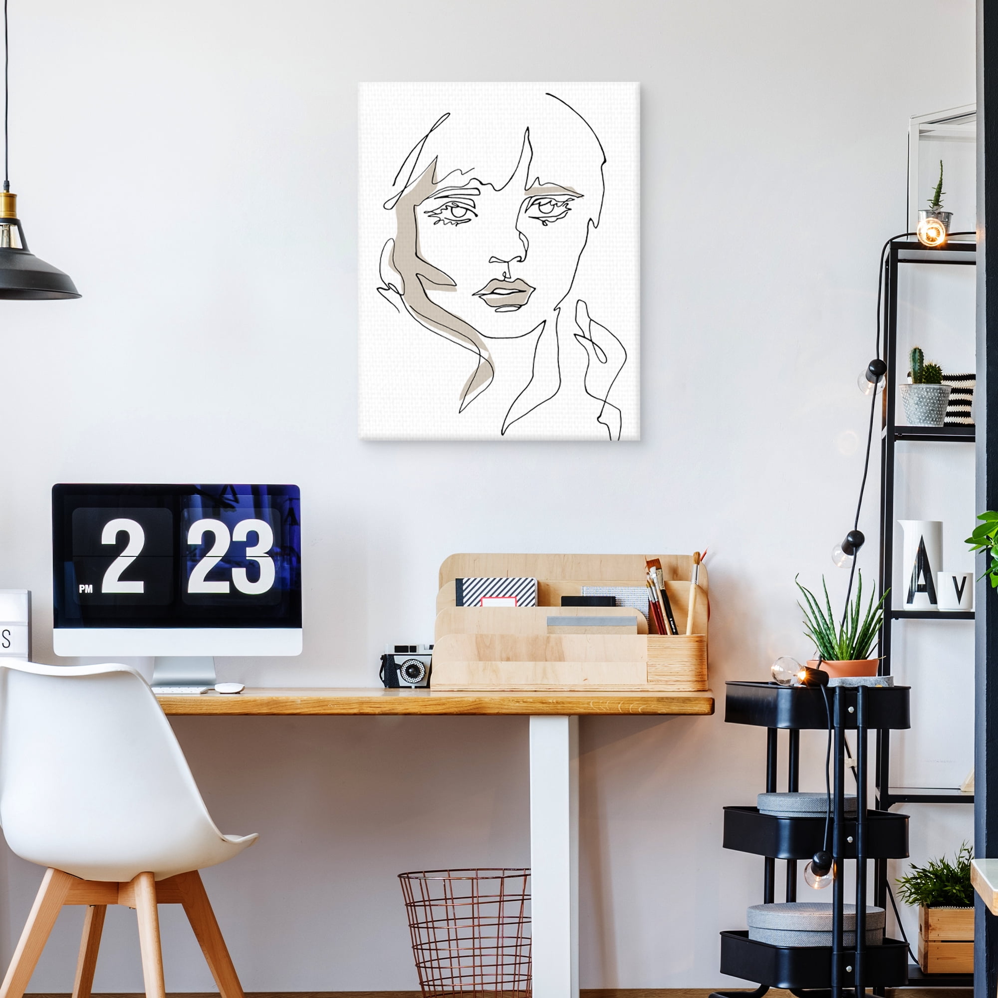 Mood Curious by Aurora Bell Canvas Art Print