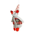 thumbnail image 2 of CaiYueKe Christmas Mouse Ornament Doll Hanging Pendant, Festive Holiday Tree Mantel Decoration, Cute Mouse Toy Gift for Kids, Holiday Party Supplies and Home Decor, 2 of 7