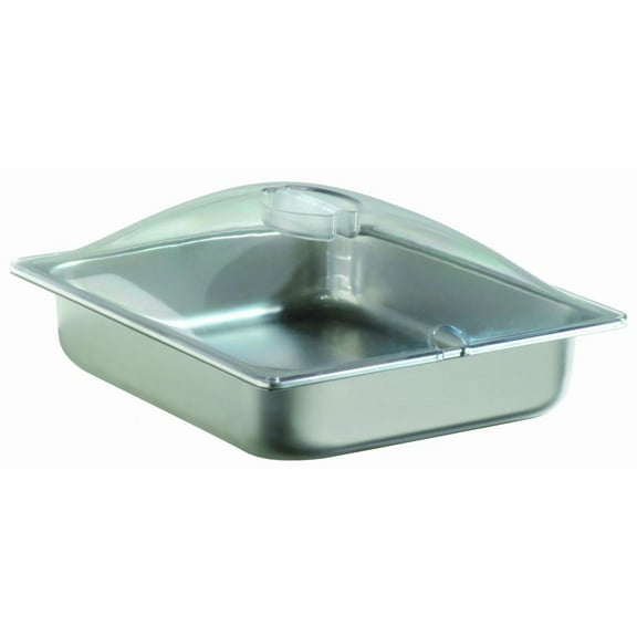 1/2 Size (4.3 qt.) Chafing Pan & Plastic Lid