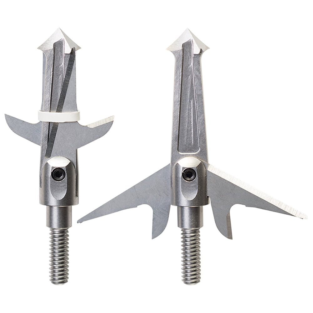 4 Pack Wacem 3 Blade 100gr Stainless Steel Expandable Broadhead for sale online 
