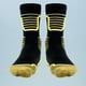 thumbnail image 3 of KAKOWELY 1 par de calcetines transpirables con absorción de sudor, calcetines deportivos de fitness de felpa, talla S/M, amarillos (adultos de 38 a 41 yardas), 3 of 4