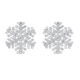 thumbnail image 2 of Dazzlingrock Collection 0.35 CT Round White Diamond Snowflake Stud Earrings for Her, 10K White Gold, 2 of 6