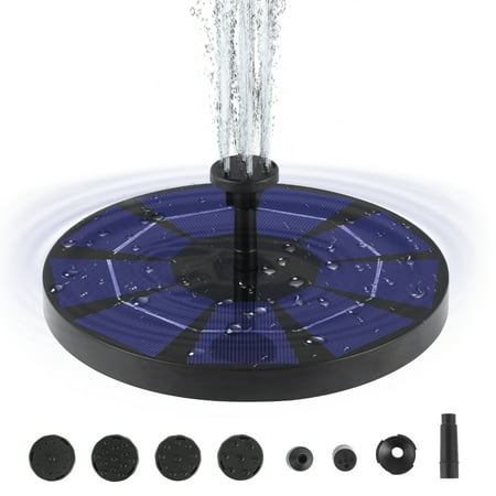 Solar with Battery Backup Water Fountain