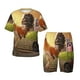 thumbnail image 1 of Balery Country Farm Morning Rooster Conjunto de Pijama Infantil de Manga Corta con Estampado – Ropa de Dormir de Algodón Suave-Large, 1 of 6
