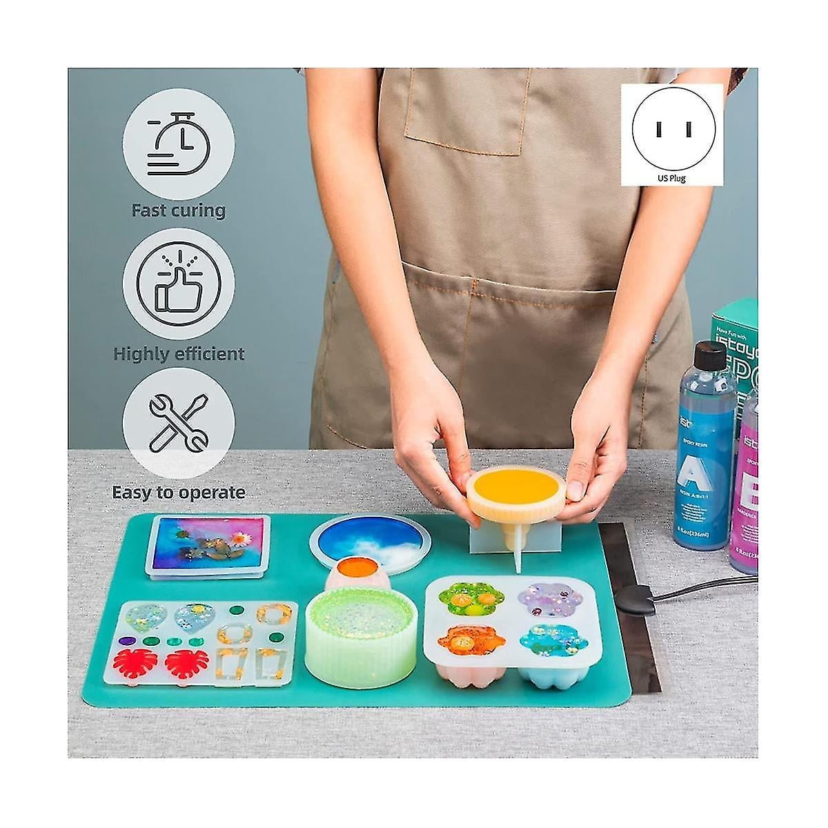 Resin Heating Mat Resin Molds Heating Pad Resin Curing Machine Epoxy Resin Dryer For Epoxy Molds